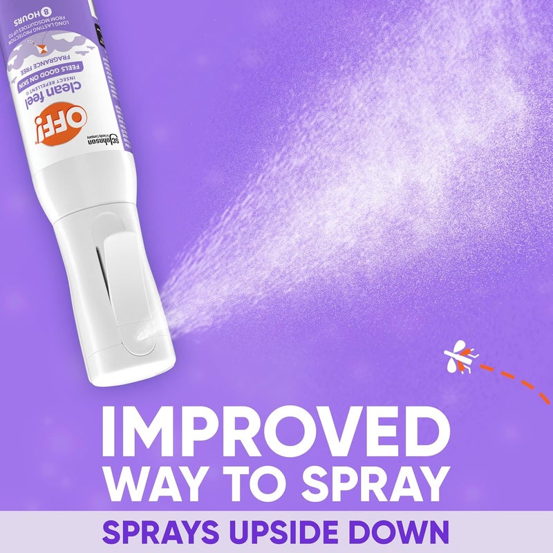 OFF! ! Clean Feel Insect Repellent Misting Spray, Fragrance-Free Bug Spray for Lasting Protection from Mosquitoes and Ticks, 6 oz - Image 2